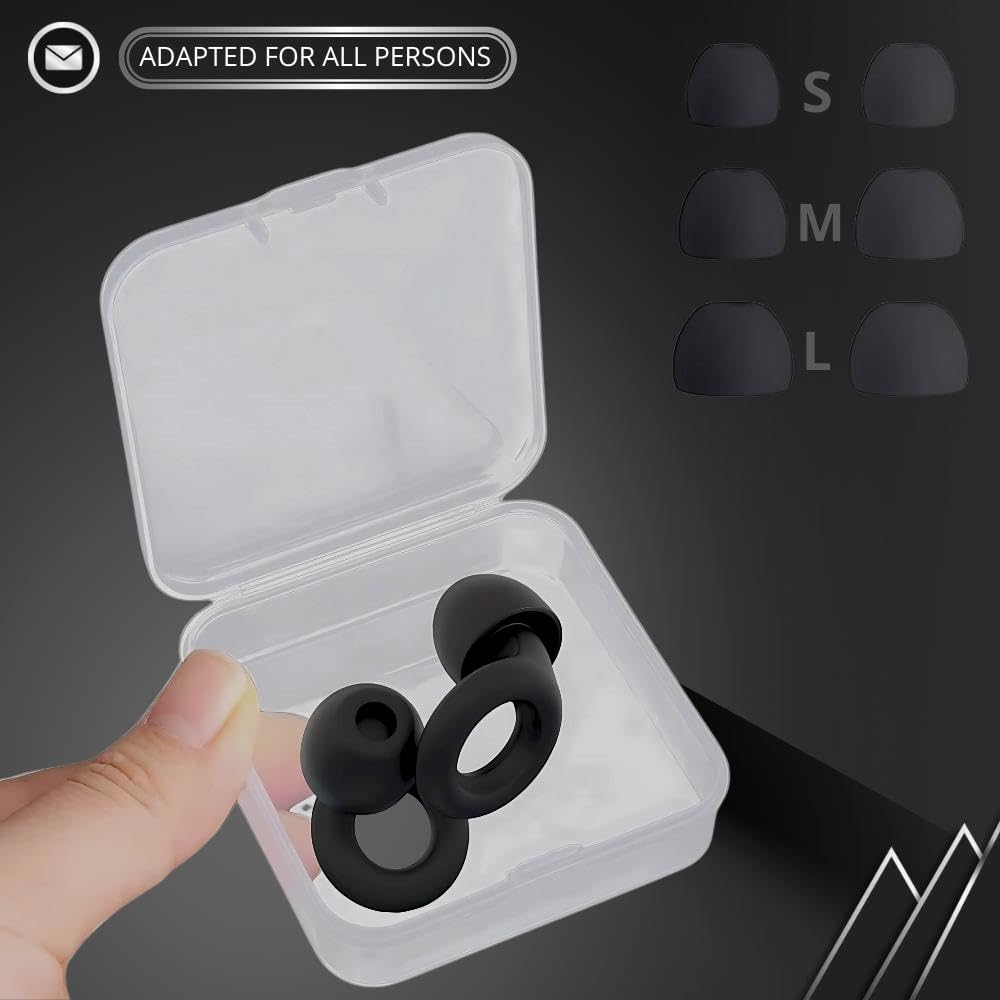 Unisex Sleep Mask - Plus A Pair of Sleep Plugs, Light and Sound Blocking, Soft and Comfortable, The Best Sleep Mask.