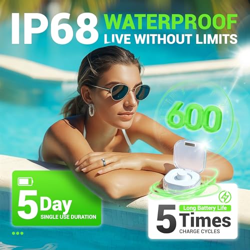 Smart Ring - Free Heart Rate SpO2 Sleep Tracker | No Subscription | IP68 Waterproof Fitness Tracker | 24/7 Activity Monito...