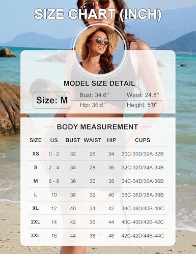 Blooming Jelly Womens Swim Skirt High Waisted Bikini Sets Tummy Control Swimsuits Mesh Sarong Wraps Bathing Suits
