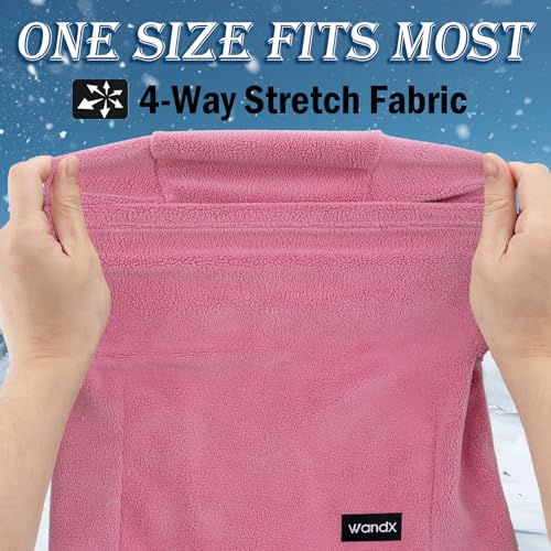 Fleece Balaclava Ski Mask, Winter Warm Full Face Mask Cover for Men Women Cold Weather Skiing Motorcycling Climbing