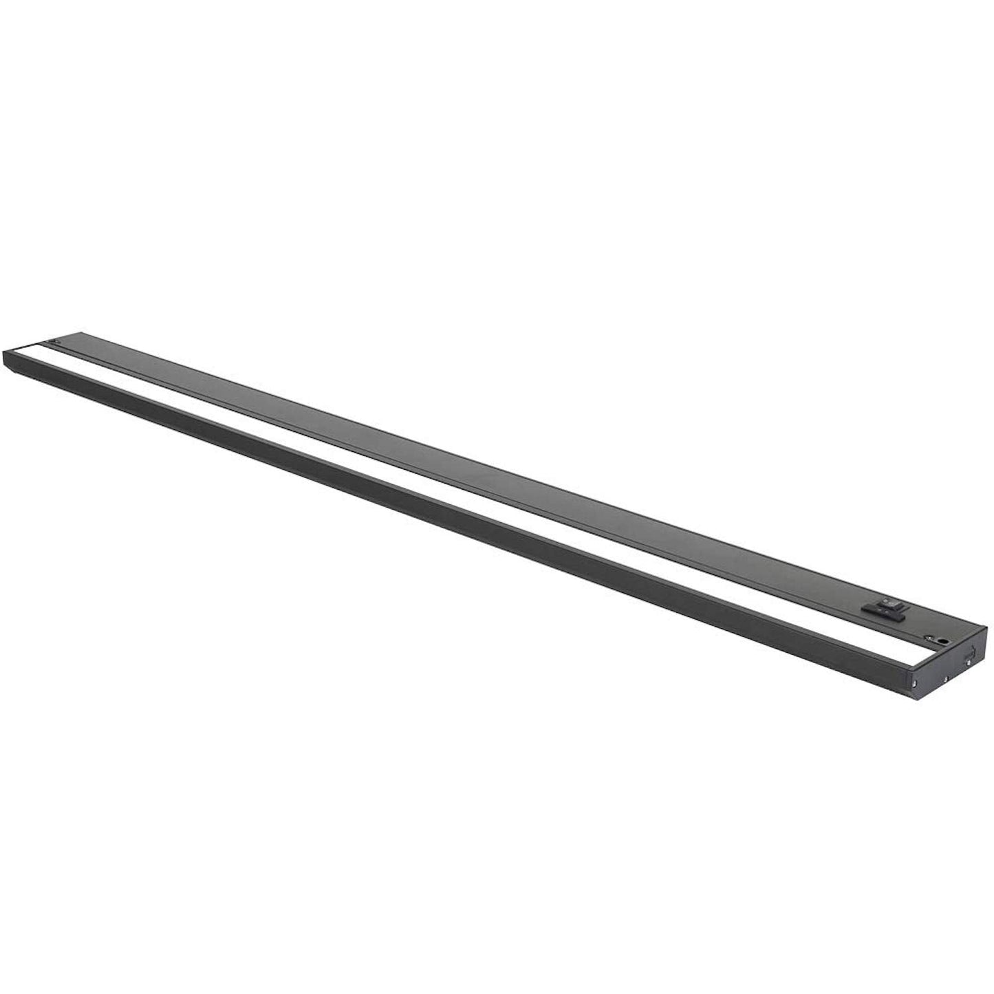 Magic Lite 32 Inch Black Led Under Cabinet Lighting - Dimmable -3 Color Temperature Slide Switch - Warm White (2700K)  Soft White (3000K)  Cool White (4000K) - Plugged-In Or Hardwired Installation