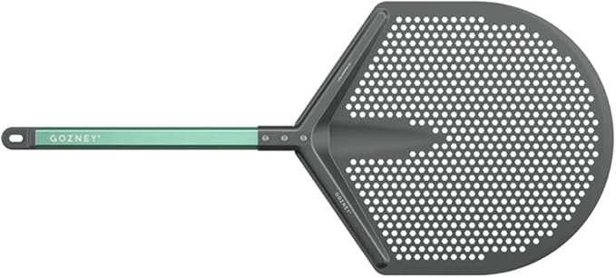 Gozney Pro Placement Peel for 14" Pizzas, Compatible W/All Gozney Ovens except Tread or Roccbox pizza ovens, 100% Aluminum Design, Fully Perforated Blade & Replaceable Handle