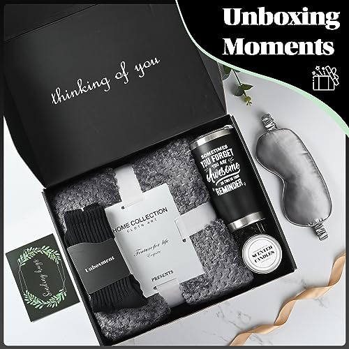 UNBOXMENT Care Package for Men Sick Friend, Get Well Soon Gifts Basket for Man, Feel Better After Surgery Recover, Thinkin...