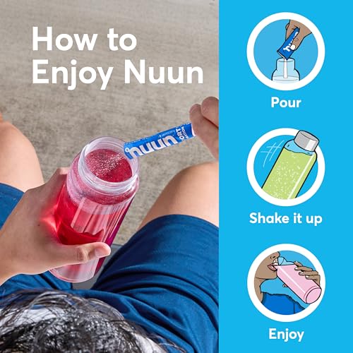 Nuun Sport Electrolyte Powder Packets with Magnesium, Calcium, Potassium, Chloride, and Sodium, Hydration Packets for On-t...