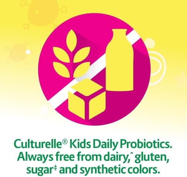 Culturelle Kids Regularity Probiotic & Fiber Dietary Supplement - Helps Restore Regularity & Keeps Kids' Digestive Systems Running Smoothly* - Works Naturally with Child's Body* - 24 Single Packets
