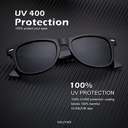 KALIYADI Sunglasses Men Polarized for Mens and Womens Unisex Sun Glasses for Driving UV Protection