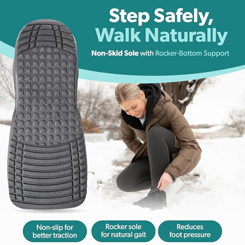 BraceAbility Closed Toe Medical Walking Shoe - Lightweight Broken Toe Cast Boot, Fractured Foot Brace for Metatarsal Stres...