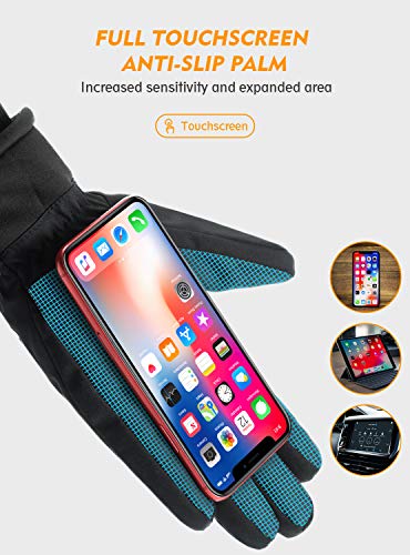 TRENDOUX Winter Gloves for Men Warm: 3M Thinsulate -20℉ Windproof Waterproof Ski Women Glove with Touchscreen Thermal Lini...