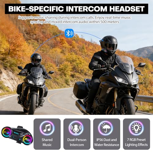 Bluetooth Motorcycle Helmet, Full Face Flip Up Modular Motorcycle Helmet with Bluetooth intercom headsets, DOT Approved Du...