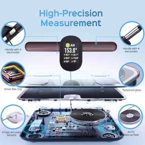 CLORIS Digital Smart Scale FSA&HSA Eligible for Body Weight Fat BMI Muscle Mass 28 Body Composition Measurement Health Ana...