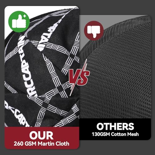 ARCCAPTAIN Reversible Welding Cap, 8 Panel Protective Welders Cap, 10 oz Fireproof Cotton Comforts for Safety and Protecti...