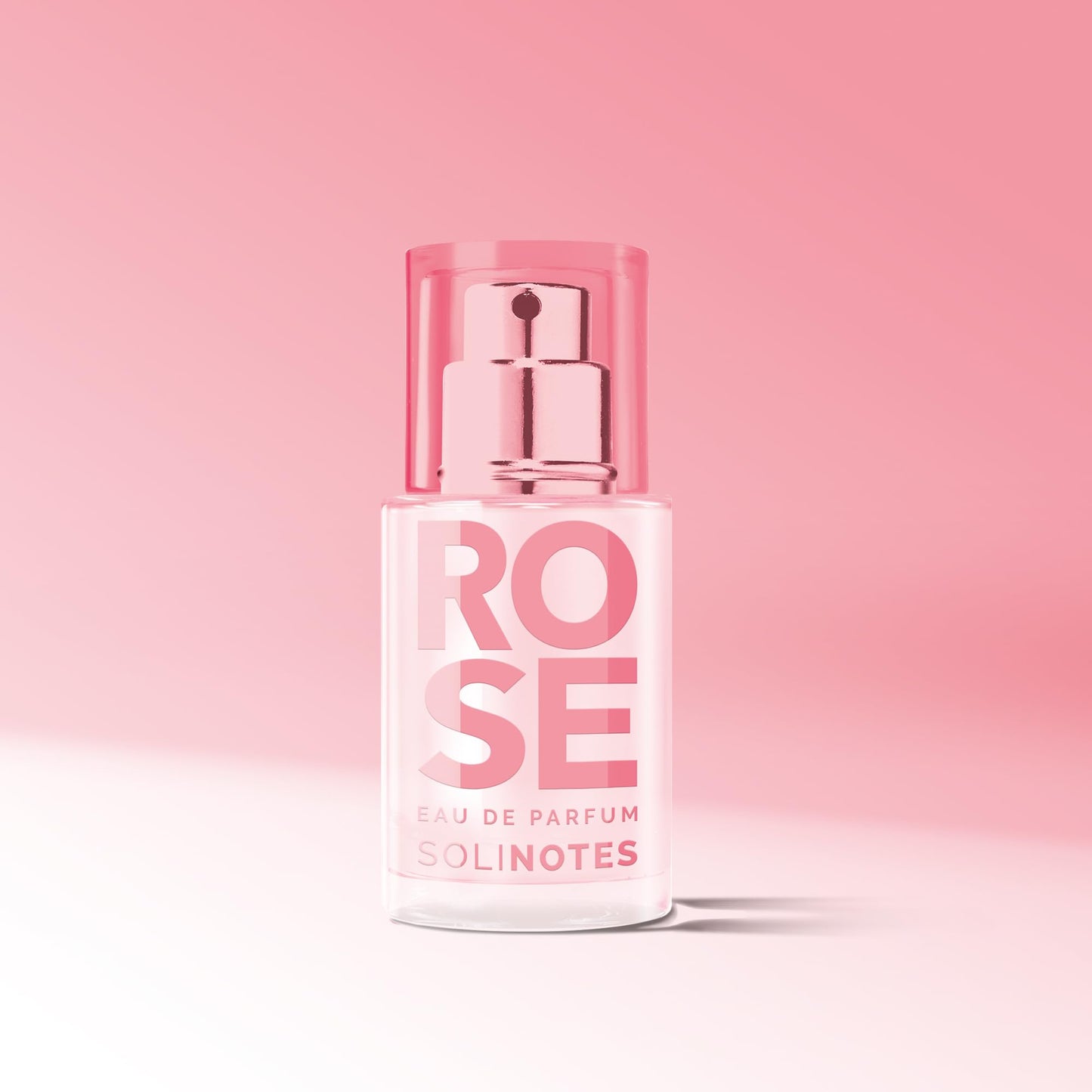 Solinotes Rose Perfume for Women, 0.5 Fl Oz/ 15 ML Eau De Parfum, Delicate Floral and Soothing Scent with Premium Ingredients - Clean Perfume, Cruelty Free, Vegan, Made in France