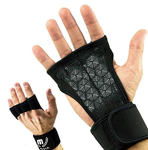 Mava Sports Cross Training Gloves with Wrist Support for WODs,Gym Workout,Weightlifting & Fitness-Silicone Padding, No Cal...
