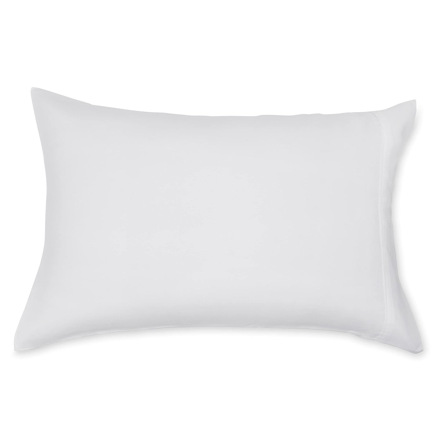 Amazon Basics Standard Pillow Cases Set of 2 - Lightweight, Super Soft Easy Care Microfiber, Bright White, 30" L x 20" W, Pillows Not Included