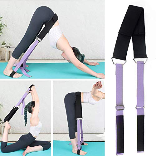 Yoga Stretching Strap, Improve Body Flexibility Stretch Strap Backbend Assist Trainer, Adjustable Leg Stretcher Home Gym E...
