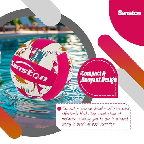 Senston Indoor Volleyball for Home & Beach - The Original Gentle Lightweight Design - Perfect for Beginners and Volleyball...