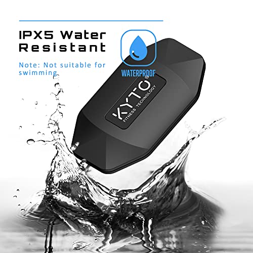 KYTO Heart Rate Monitor Chest Strap - ANT+ & Dual Bluetooth 4.0 HR Sensor Compatible with Peloton, Zwift, Garmin, Strava, ...