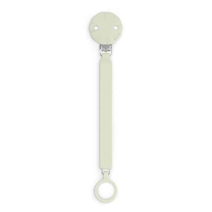 Suavinex Wonder Silicone Baby Pacifier Clip, Spain's #1 Baby Bottle and Pacifier Brand, Paci Clips for Babies, Essentials, Almost Aqua
