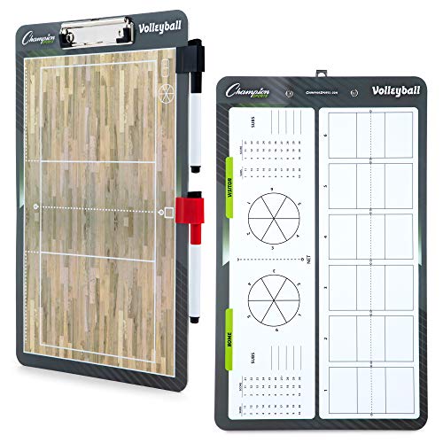 Champion Sports Large & XL Dry Erase Board For Coaching - Whiteboards for Strategizing, Techniques, Plays - 2-Sided Boards...