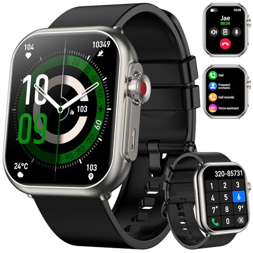 Smart Watch, 1.85" HD Fitness Tracker (Answer/Make Call), 1000 mAh Battery