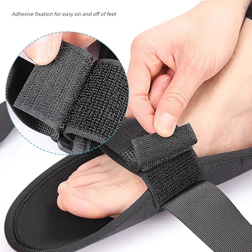 Leg Stretcher Strap – Yoga Flexibility Band, Foot Recovery Strap | Adjustable Padded Strap for Heel Spurs, Foot Drop, Stre...