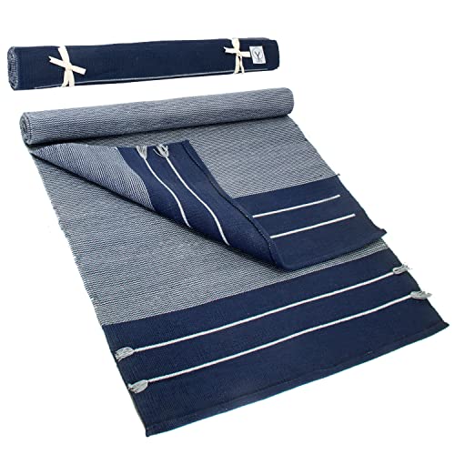 Y O Gayo Handmade Organic Yoga Mat made with 100% Organic Cotton Yoga Mat - Natural Yoga Rug for Exercise, Workout, & Fitn...