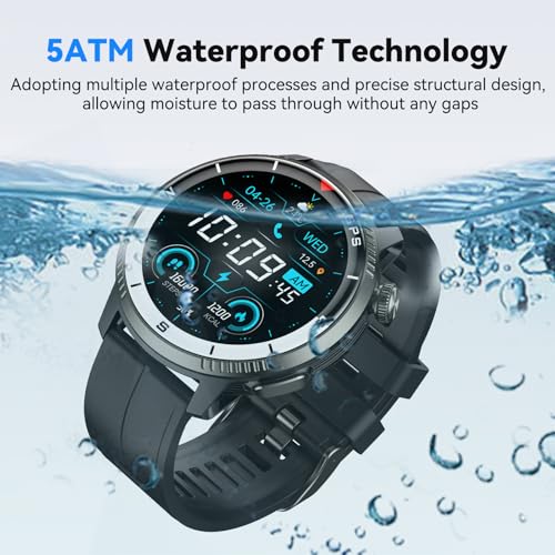 Hrevzon Smart Watch for Men, GPS Smartwatch Fitness Activity Tracker with Heart Rate/Sleep Monitor, Pedometer, Bluetooth C...