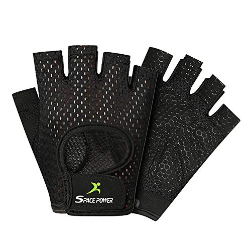 spacepower Workout Gloves - Lightweight Breathable Gym Gloves for Women & Men's Exercise