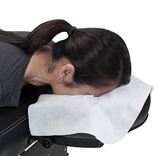 EarthLite Disposable Face Cradle Covers – Medical-Grade, Ultra Soft, Luxurious, Non-Sticking Massage Headrest Covers for M...