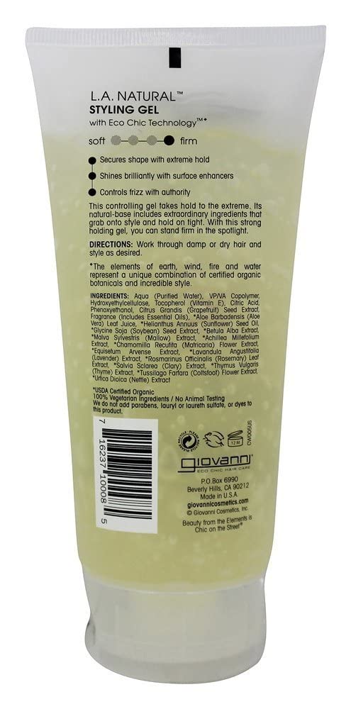 Giovanni, Styling Gel L.A. Natural, 6.8 Fl Oz