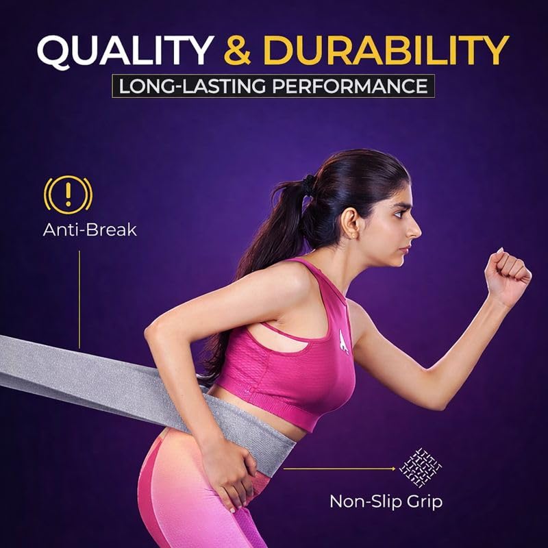 VOTENA 76" Fabric Resistance Band – Long Pull Up Assist Band for Full Body Workout, Strength Training & Physical Therapy –...