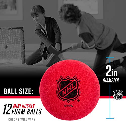 Franklin NHL Foam Mini Hockey Balls -12 Pack