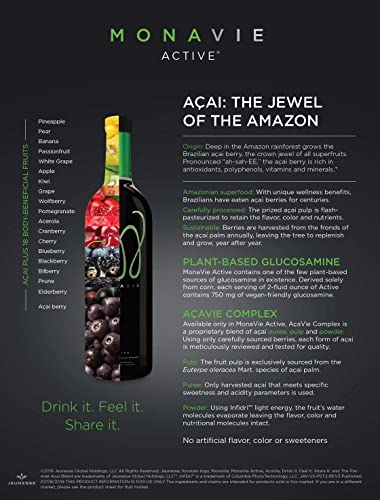 Monavie Active, 1 Case | 4 Bottles, 25.3oz Each