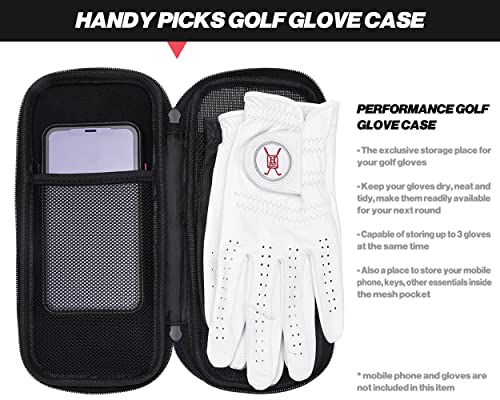 Handy Picks Performance Golf Glove Case - Golf Gloves Holder Case That Protects n Keeps Your Golf Gloves Neat n Dry - Air ...