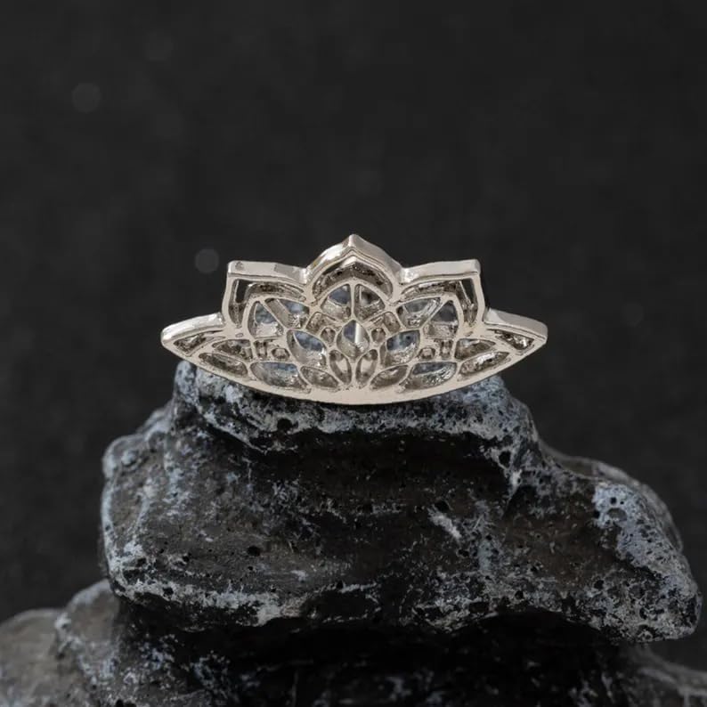 Boho Cartilage Helix Earring For Women, Halloween Gothic Punk Geometric Mandala Lotus Flower Hidden Helix Piercing Earrings Uniq