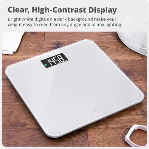 Greater Goods AccuCheck Digital Scale for Body Weight - Accurate Digital Bathroom Scale with High-Precision Sensors, Large...