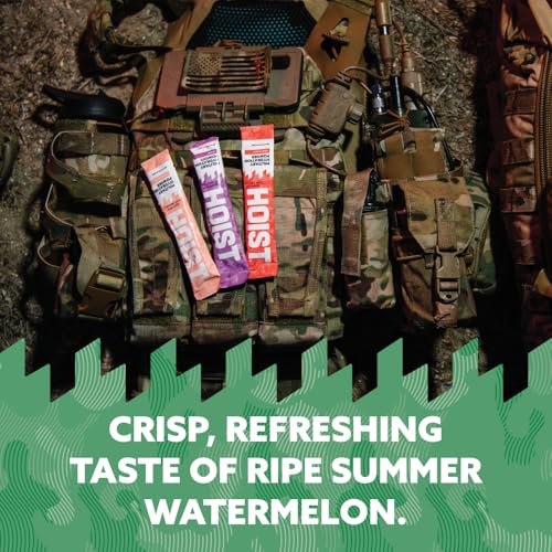 HOIST Electrolyte Drink Mix Powder Sticks – Rapid Rehydration, Military Hydration Formula – Watermelon (12 Single-Serve Pa...