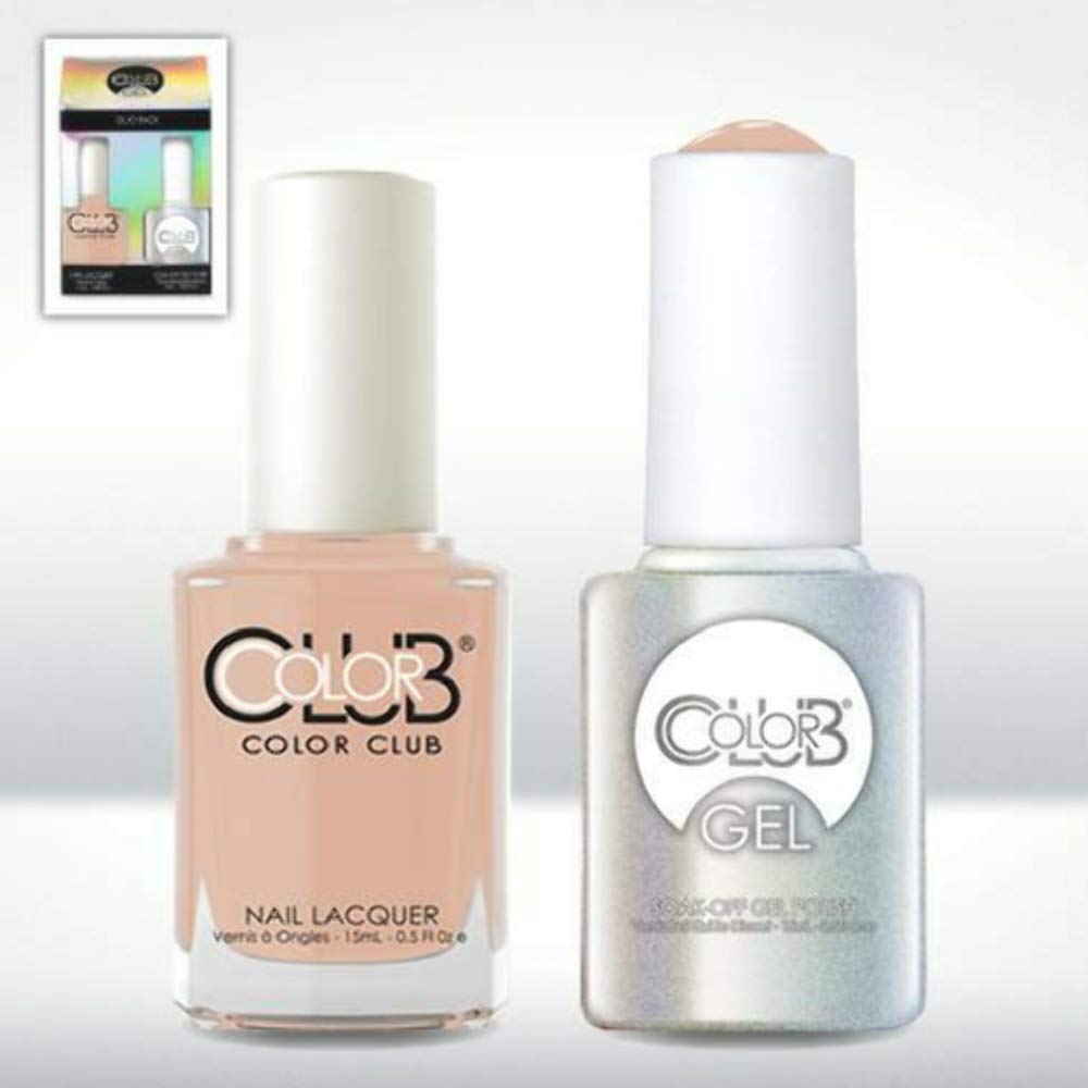 Color Club Barely There Color Club Gel + Lacquer Duo Includes 1 Each Of 05gel1066 and 05a1066, 0.5 fluid_ounces