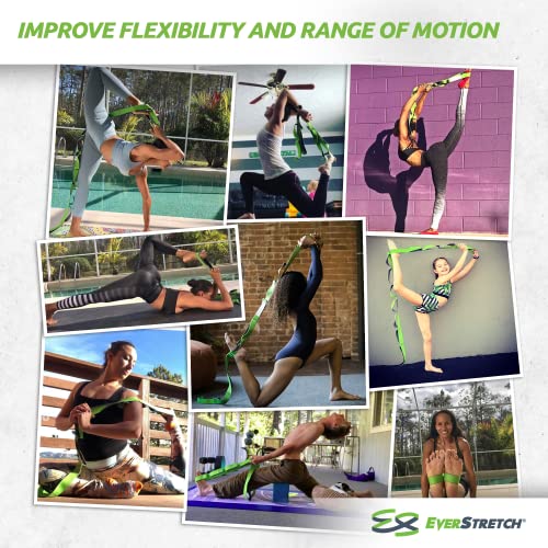 EverStretch Non-Elastic Stretching Strap with Loops - Move Freely with This Looped Stretch Strap Premium Stretch Band for ...