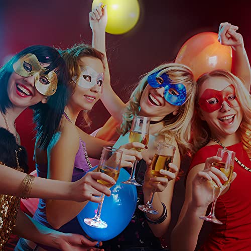 iFUNow LED Balloons Flashing, 32 Pack, 8 Colors Light Up Balloons, Lasts 12-24 Hours for Glow in the Dark Party Supplies, ...