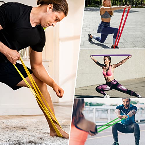 Resistance Bands Set, Pull Up Assist Bands - Stretch Resistance Band - Mobility Band Powerlifting Exercise Bands for Resis...
