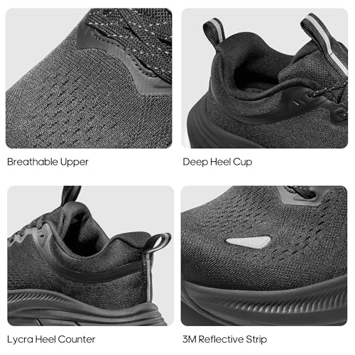 NORTIV 8 Men's Walking Shoes Running Tennis Cushioning ActiveBreeze Non Slip Athletic Gym Workout Comfortable Fashion Snea...