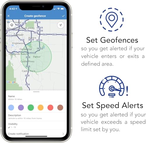 Brickhouse GPS Tracker for Vehicles - Livewire Volt 4G LTE Wired Car Tracker with GPS Tracking & Mapping - Enhance Securit...
