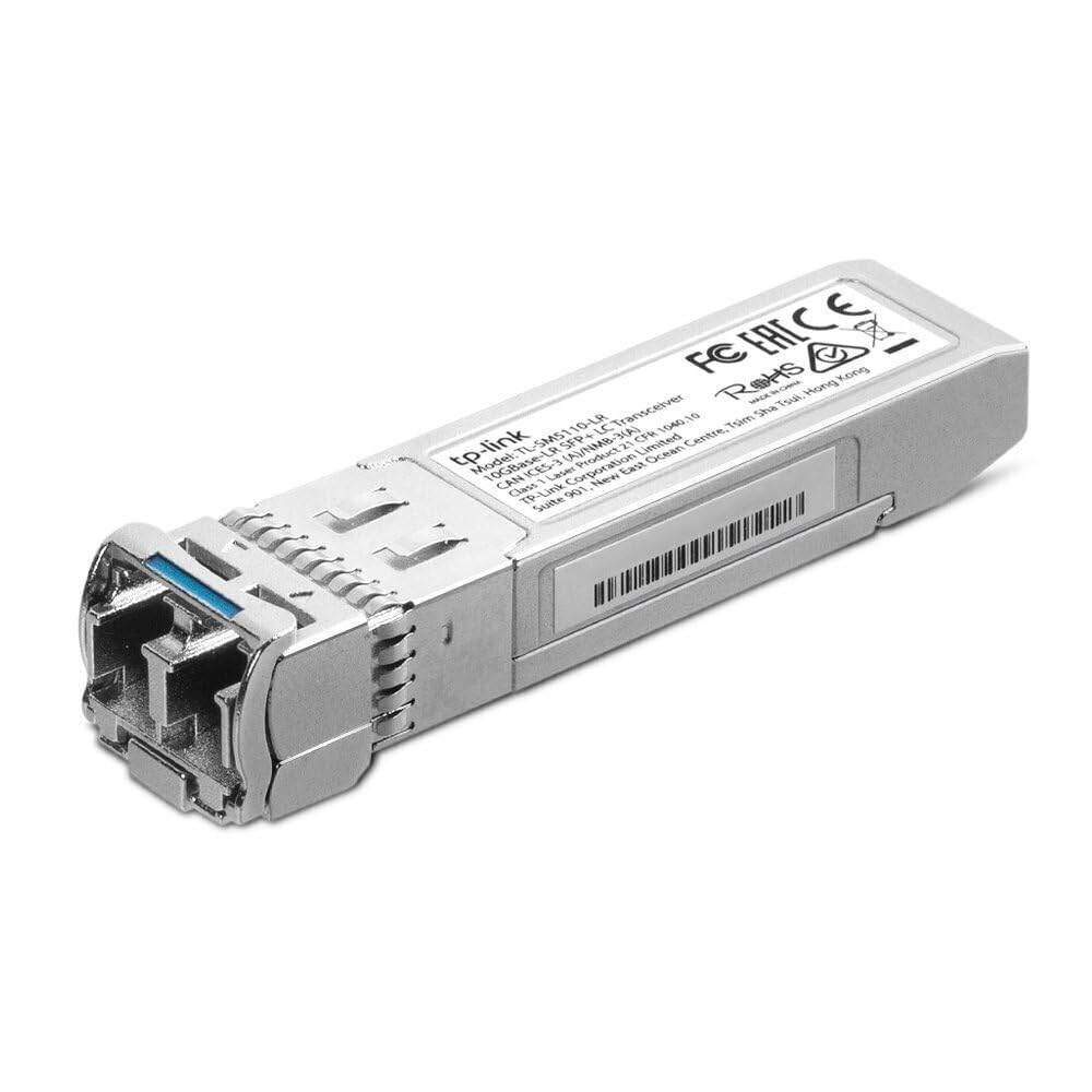 Tp-Link Tl-Sm5110-Lr | 10G-Lr Sfp+ Lc Transceiver, Single-Mode Sfp Module| Plug And Play | Lc Duplex Interface | Hot Pluggable |