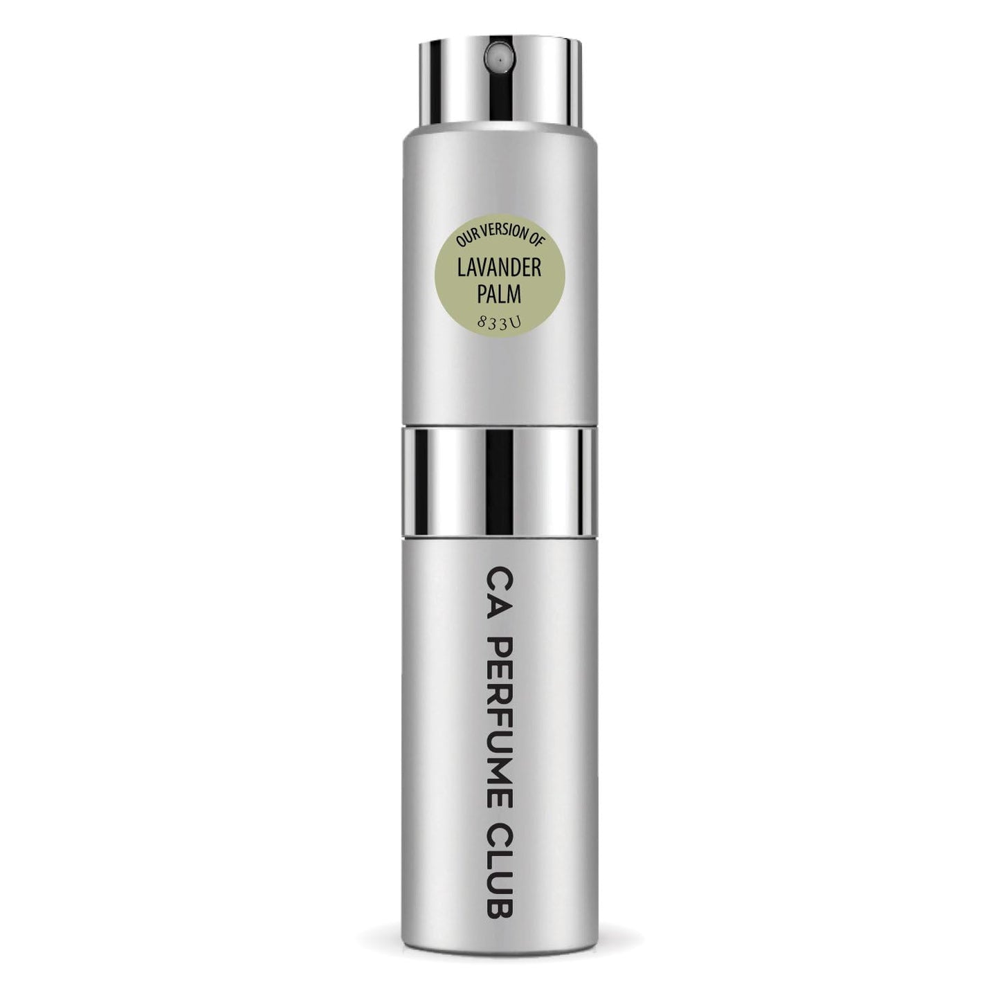 CA Perfume Impression of Lavander Palm for Women and Men Aromatic Scent Long Lasting Unisex Fragrance Eau De Parfum Travel Size Refillable Atomizer Spray 0.27 Fl Oz 8ml