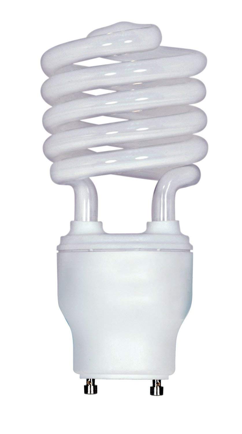 (24-Pack) Satco S8210 23-Watt 4100K Gu24 Base Mini Spiral Compact Fluorescent Lamp  100W Equal