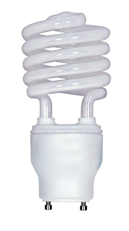 (24-Pack) Satco S8210 23-Watt 4100K Gu24 Base Mini Spiral Compact Fluorescent Lamp  100W Equal