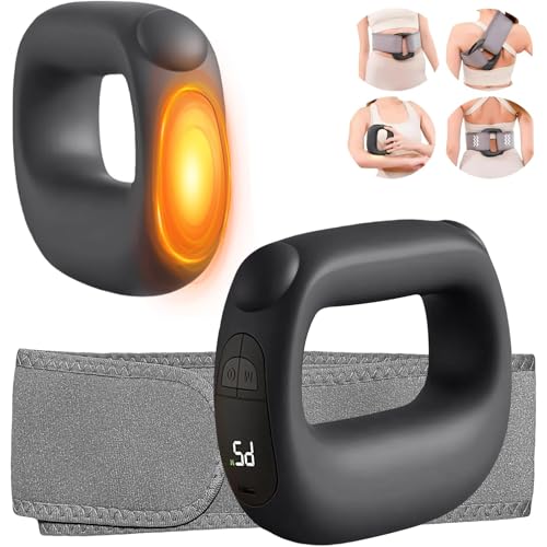 Xquyk Deep Tissue Percussion Muscle Massage Gun: with Heat, Adjustable Intensity and Speed, Super Quiet, USB-C Rechargeabl...