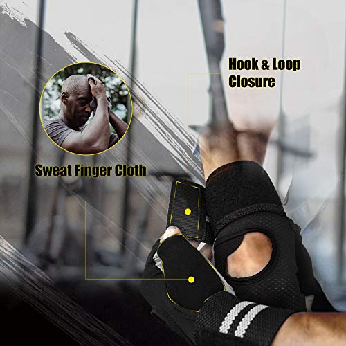 spacepower Workout Gloves, Weight Lifting Gloves for Women&Men, Lightweight Breathable Gym Gloves for Exercise
