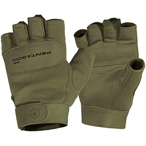 Pentagon Men's 1/2 Duty Mechanic Gloves Olive